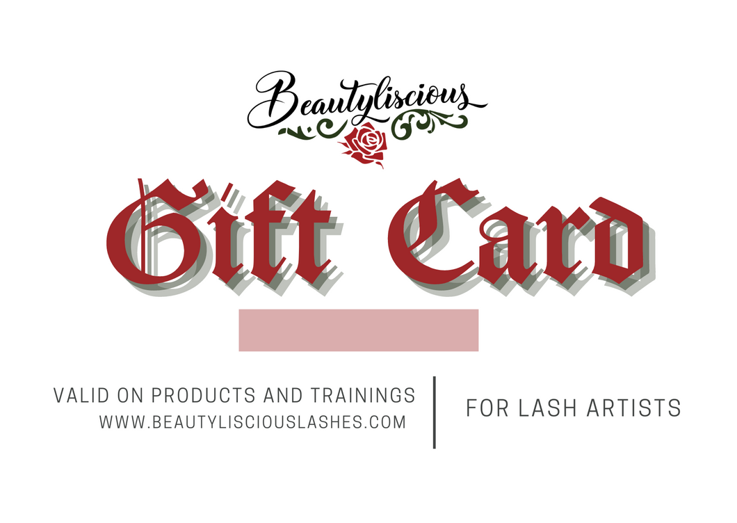 Beautyliscious Lash Academy Gift Card